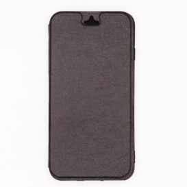 Etui portefeuille texturé NOIR - iPhone 7/8