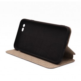 Etui portefeuille texturé NOIR - iPhone 7/8