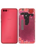 Coque arrière avec lecteur d'empreintes digitales - Huawei Honor View 10 Rouge