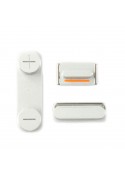 Kit Boutons : Power, Silencieux, Volume - iPhone 5 Blanc