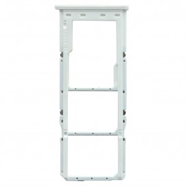 Tiroir pour 2 cartes SIM - Galaxy A12 Blanc - Photo 1