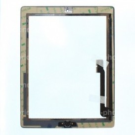 Vitre tactile noire avec bouton home - iPad 3 Noir - Photo 3