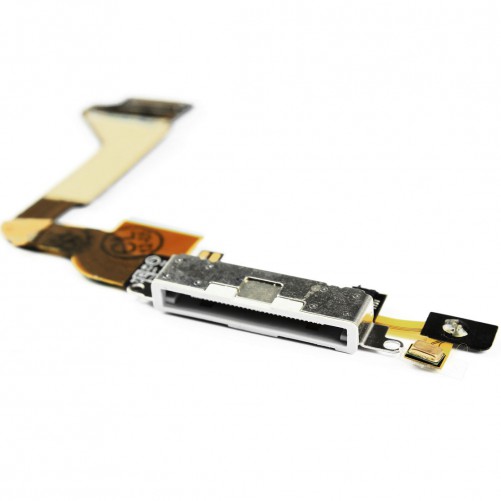 Connecteur de charge complet - iPhone 4 Blanc