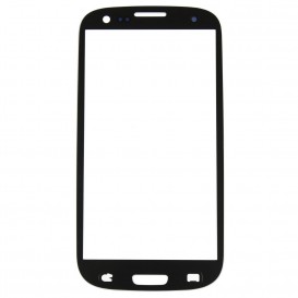 Vitre tactile Noir + Stickers - Samsung Galaxy S3