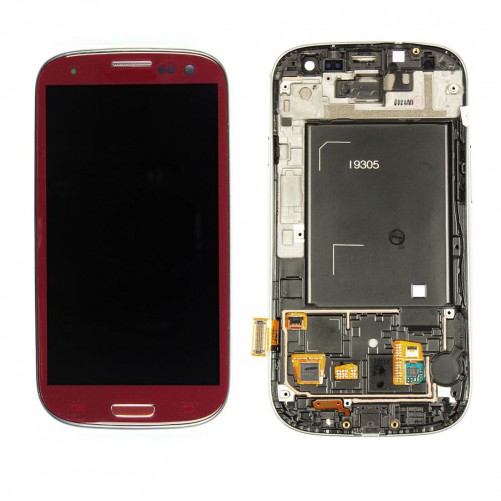 Ecran Complet Rouge - Samsung Galaxy S3