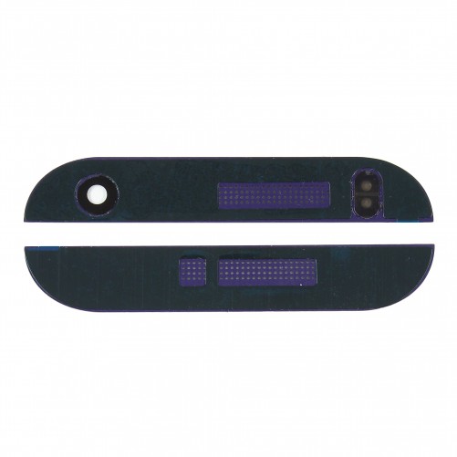 Cache plastique avant inférieur / supérieur Noir - HTC One Mini 2