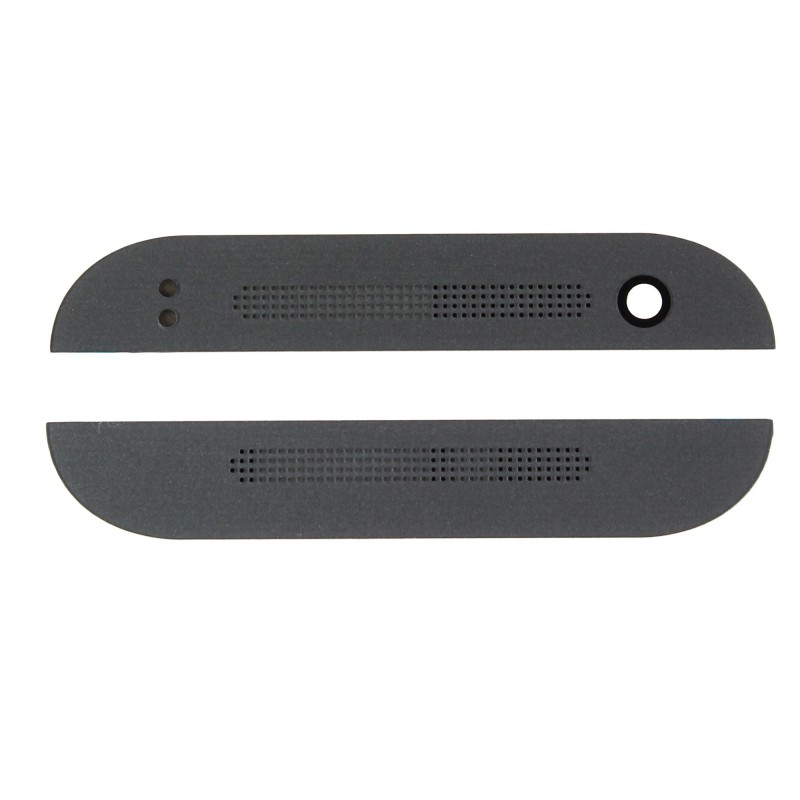 Cache plastique avant inférieur / supérieur Noir - HTC One Mini 2