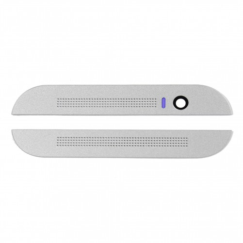 Cache plastique avant inférieur /supérieur Blanc - HTC One M8 