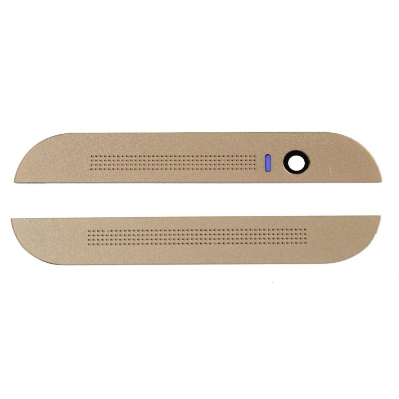 Cache plastique avant inférieur /supérieur Or - HTC One M8 