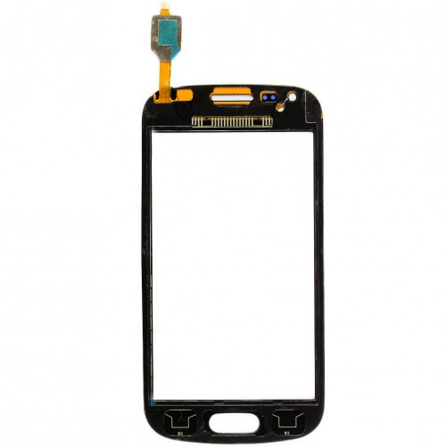 Vitre Noir + Stickers - Samsung Galaxy S Duos