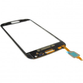 Vitre Noir + Stickers - Samsung Galaxy S Duos