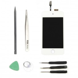 Kit Réparation écran LCD + Tactile - iPod touch 4G BLANC