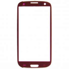 Vitre Rouge + Stickers - Samsung Galaxy S3