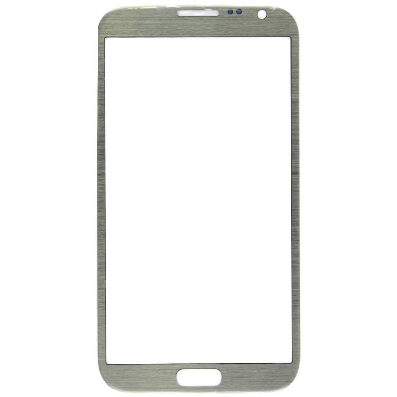 Vitre Noir + Stickers - Samsung Galaxy Note 2