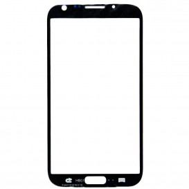 Vitre Noir + Stickers - Samsung Galaxy Note 2