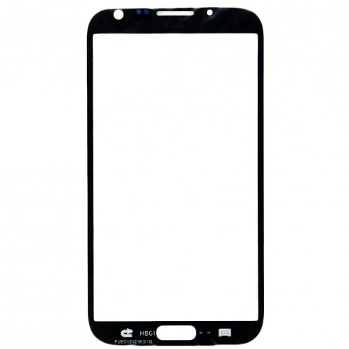 Vitre Grise + Stickers - Samsung Galaxy Note 2