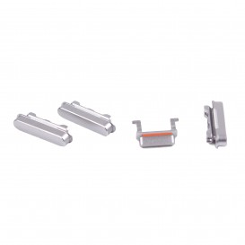 Lot de 4 boutons NOIR (Volume, vibreur, power) - iPhone 6 Plus