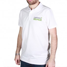 Polo Captain Repair BLANC