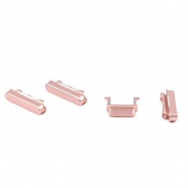 Lot de 4 boutons OR ROSE (Volume, vibreur, power) - iPhone 6S Plus