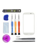 Kit réparation vitre tactile BLANCHE - Galaxy S3