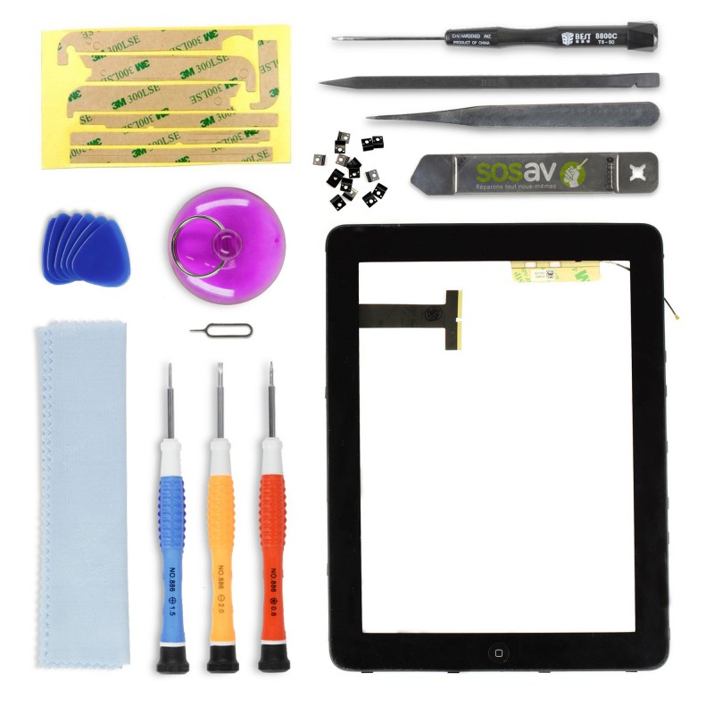 Kit réparation vitre tactile - iPad 3G