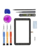 Kit de réparation Vitre Tactile Noire - Galaxy Tab