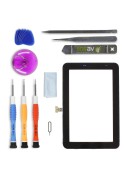 Kit de réparation Vitre Tactile Noire - Galaxy Tab 2 7" WiFi