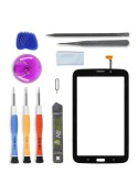 Kit de réparation Vitre Tactile Noire - Galaxy Tab 3 7" 3G