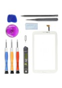 Kit de réparation Vitre Tactile Blanche - Galaxy Tab 3 7" WiFI