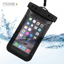 Pochette étanche Moxie Noire ( 5,5") - iPhone 6+/6S+/Note2/3/4/S6 Edge
