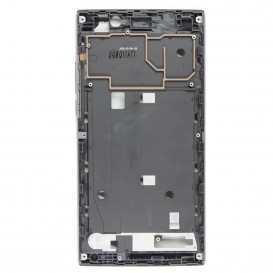 Ecran complet Noir & Gris (LCD + Tactile + Châssis) (Officiel) - Wiko Ridge Fab 4G