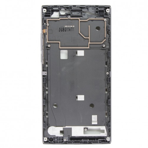 Ecran complet Noir & Gris (LCD + Tactile + Châssis) (Officiel) - Wiko Ridge Fab 4G