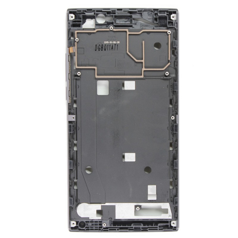 Ecran complet Noir & Gris (LCD + Tactile + Châssis) (Officiel) - Wiko Ridge Fab 4G