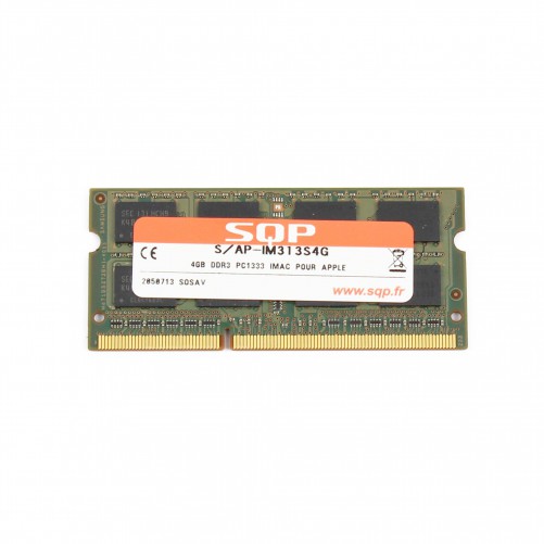 RAM SQP SoDimm 4Go DDR3 1333 MHz PC3-10600