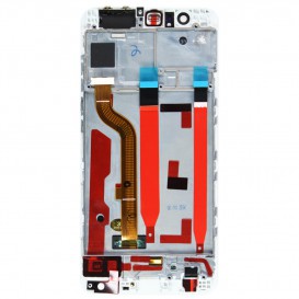 Ecran complet BLANC (Tactile + LCD + Châssis) - P9 Blanc