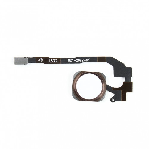 Nappe + Bouton Home OR ROSE - iPhone 5S / SE