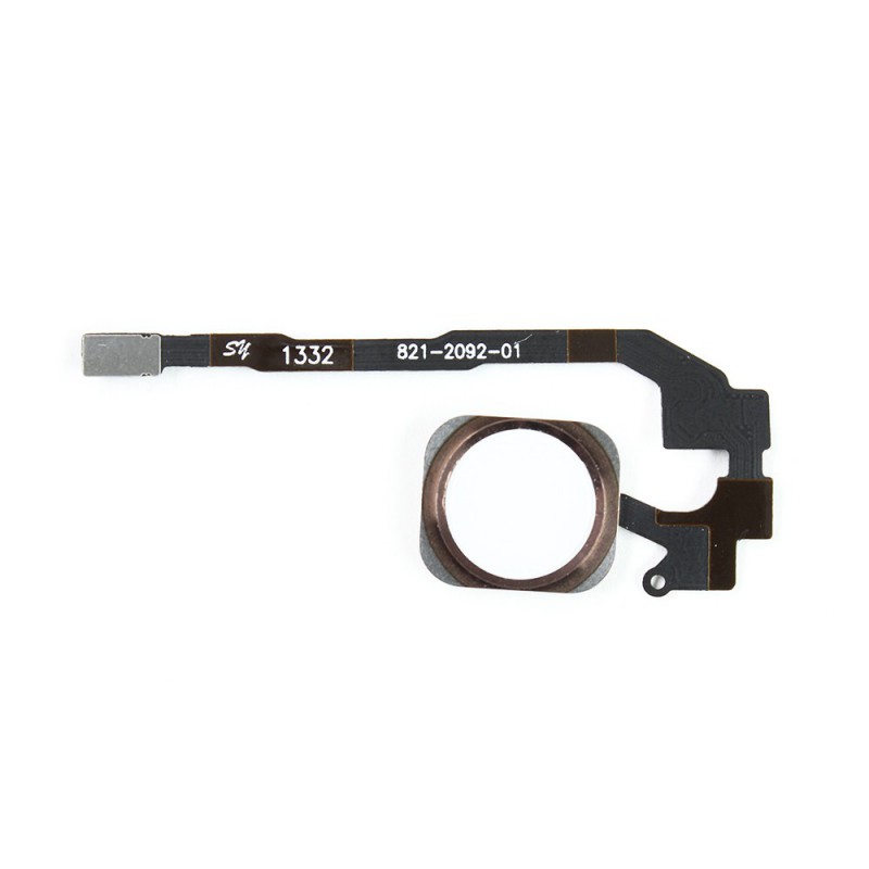 Nappe + Bouton Home OR ROSE - iPhone 5S / SE