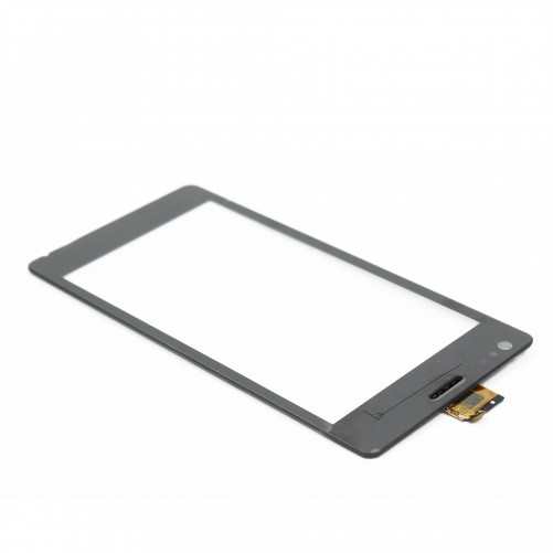 Vitre tactile Noire + stickers - Xperia M