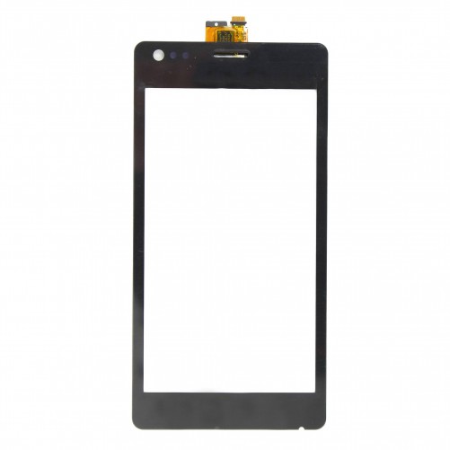 Vitre tactile Noire + stickers - Xperia M