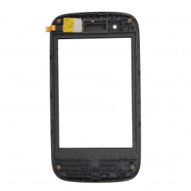 Vitre tactile Noire - Wiko Ozzy