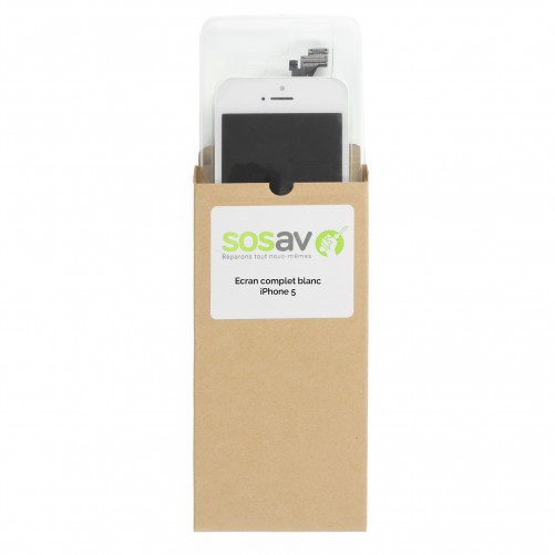 Ecran iPhone 5 BLANC