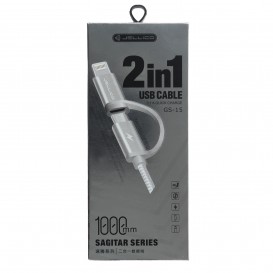 Chargeur duo micro USB / Lightning Moxie