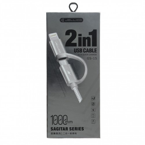 Chargeur duo micro USB / Lightning Moxie