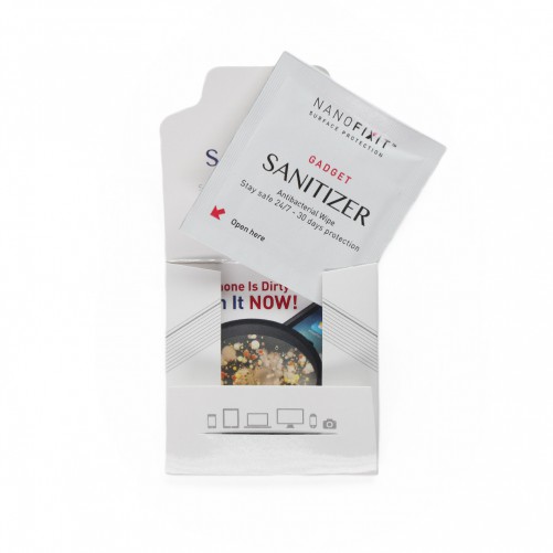 NanoClear Lingettes nettoyantes / désinfectantes (Lot 10 lingettes)