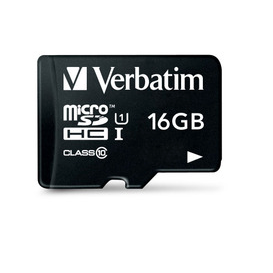 Carte MicroSD 16Go Verbatim