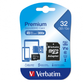 Carte MicroSD 32Go Verbatim