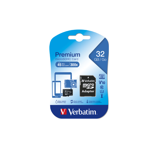 Carte MicroSD 32Go Verbatim