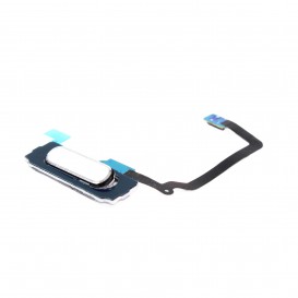 Nappe + Bouton Home Blanc - Galaxy S5