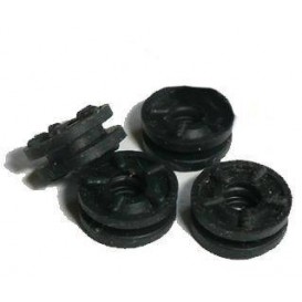 Lot de 4 caoutchoucs d'angle pour lecteur - Wii